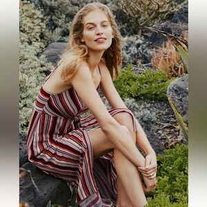 Anthropologie Anamá Dress - Red Motif XS P